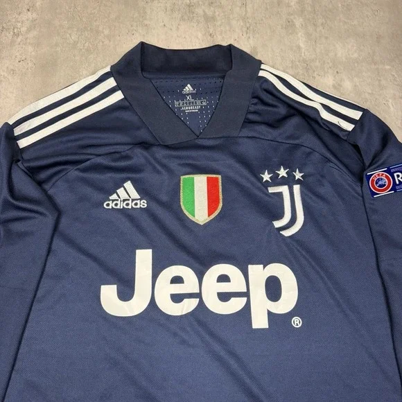 Adidas Juventus 2012 Away Jersey XL UCL Long Sleeve Jeep Aeroready Soccer Futbol - Picture 2 of 11
